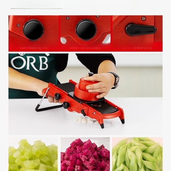 Manual Multi-function Vegetable Chopper Adjustable Thickness Slice